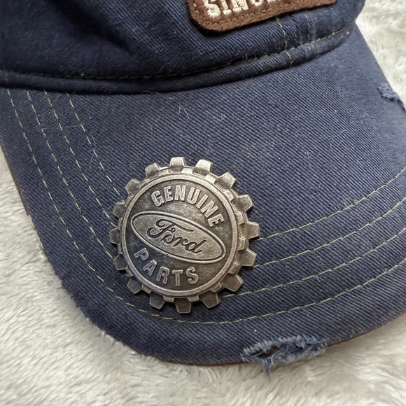 Ford Dark Blue Vintage Cap with Bottle Opener - Picture 2 of 8
